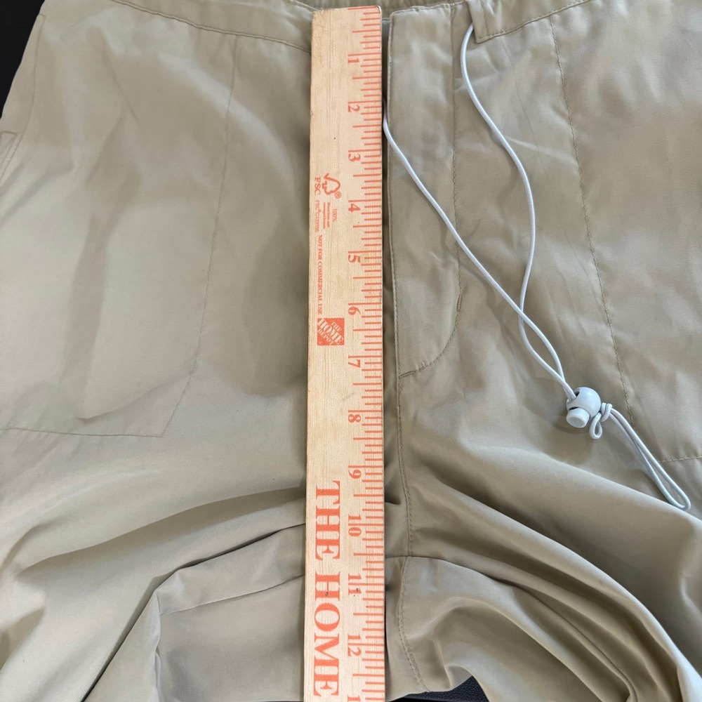 Y2K Nike Wide Leg Lightweight Hiking Pants Womens Size M Tan Gorpcore Utility - Picture 16 of 16
